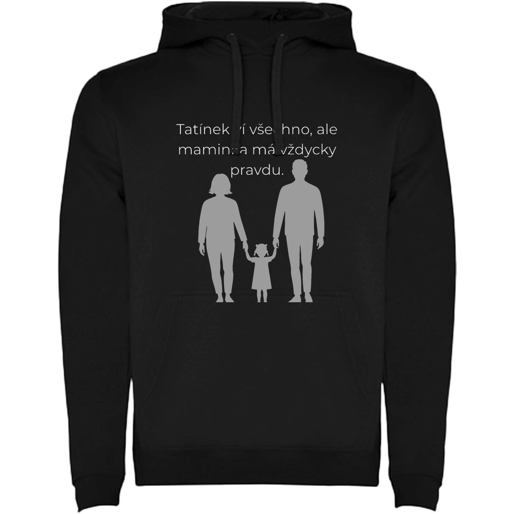 Mikina s potiskem – Tatínek ví všechno