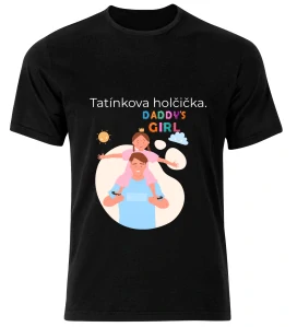 Tričko s potiskem – Tatínkova holčička (Daddy's Girl)