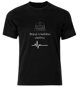 Tričko s potiskem – Bojuji o každou vteřinu