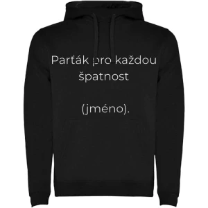 Mikina s potiskem – Parťák pro každou špatnost