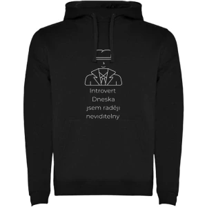 Mikina s potiskem – Introvert (dneska jsem raději neviditelný)